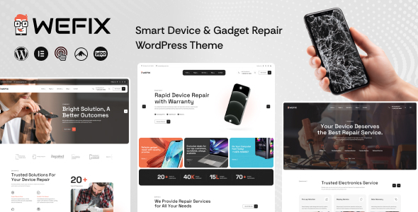 Wefix Preview Wordpress Theme - Rating, Reviews, Preview, Demo & Download