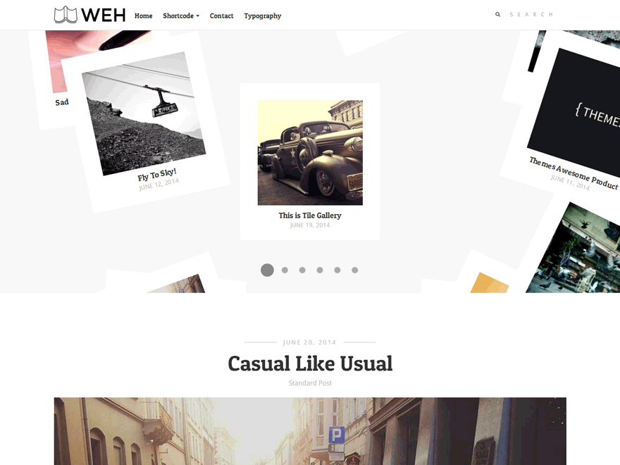 Weh Lite Preview Wordpress Theme - Rating, Reviews, Preview, Demo & Download