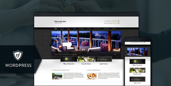 Welcome Inn Preview Wordpress Theme - Rating, Reviews, Preview, Demo & Download