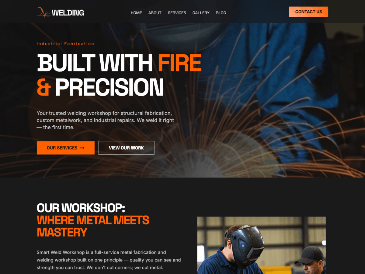 Welding For Preview Wordpress Theme - Rating, Reviews, Preview, Demo & Download