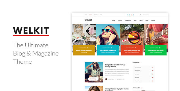 Welkit Preview Wordpress Theme - Rating, Reviews, Preview, Demo & Download