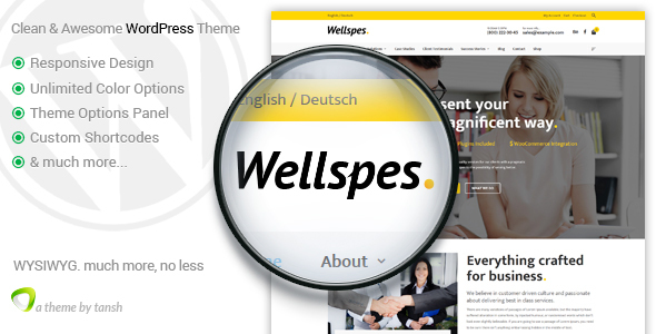 Wellspes Preview Wordpress Theme - Rating, Reviews, Preview, Demo & Download