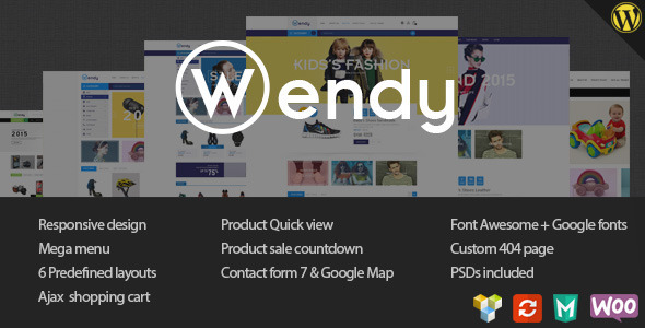 Wendy Preview Wordpress Theme - Rating, Reviews, Preview, Demo & Download