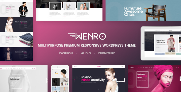 Wenro Preview Wordpress Theme - Rating, Reviews, Preview, Demo & Download