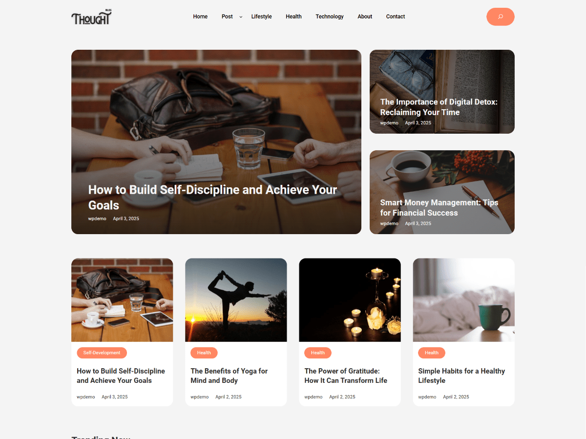 WENS Thought Preview Wordpress Theme - Rating, Reviews, Preview, Demo & Download