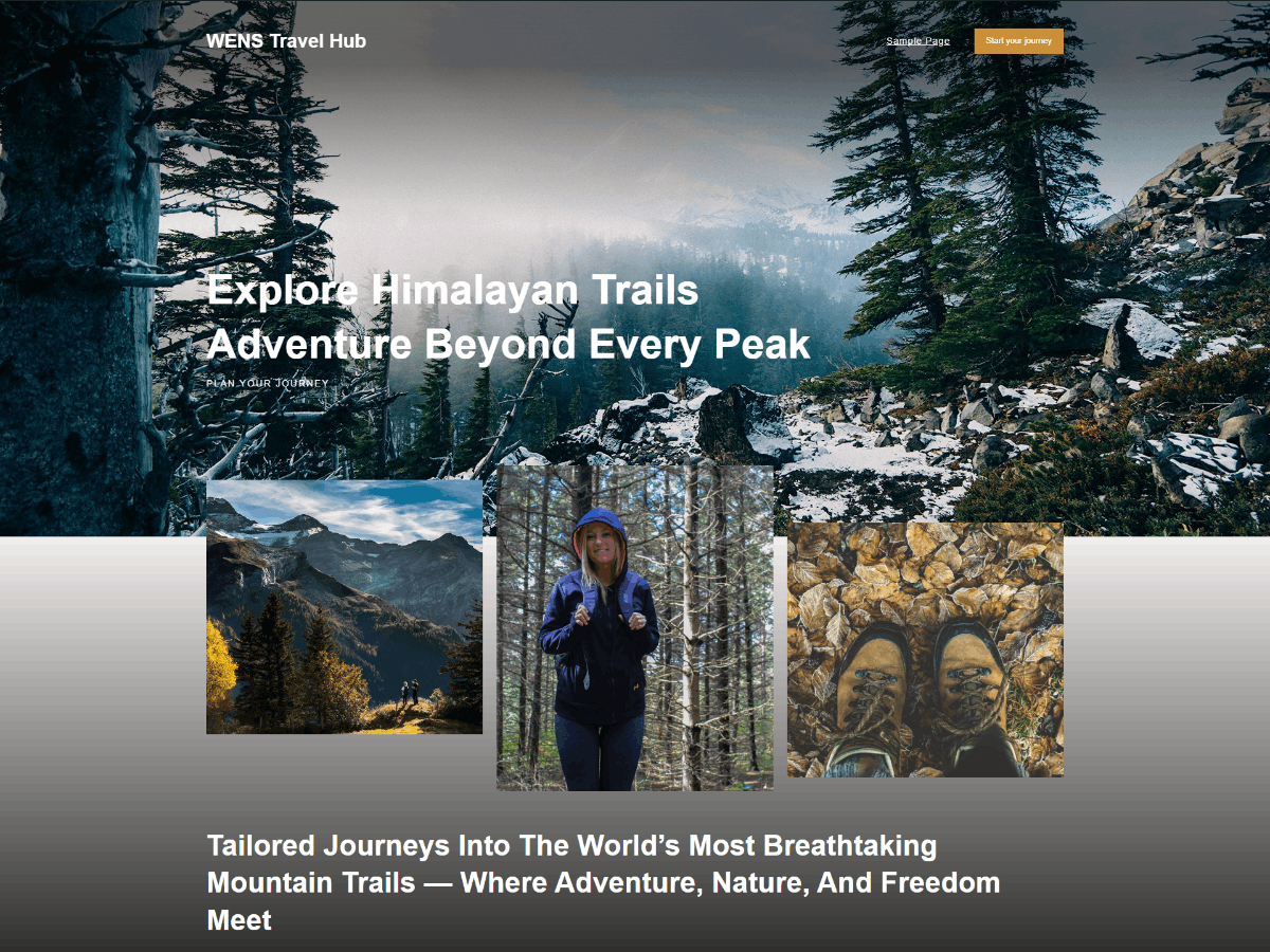 WENS Trekx Preview Wordpress Theme - Rating, Reviews, Preview, Demo & Download
