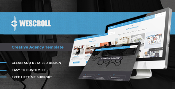 WeScroll Preview Wordpress Theme - Rating, Reviews, Preview, Demo & Download