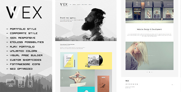 WEX Preview Wordpress Theme - Rating, Reviews, Preview, Demo & Download