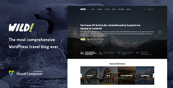 Wild Preview Wordpress Theme - Rating, Reviews, Preview, Demo & Download