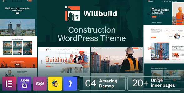 Willbuild Preview Wordpress Theme - Rating, Reviews, Preview, Demo & Download