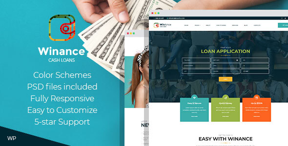 Winance Preview Wordpress Theme - Rating, Reviews, Preview, Demo & Download