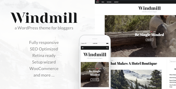 Windmill Preview Wordpress Theme - Rating, Reviews, Preview, Demo & Download