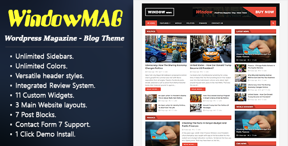 WindowMag Preview Wordpress Theme - Rating, Reviews, Preview, Demo & Download