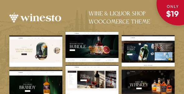 Winesto Preview Wordpress Theme - Rating, Reviews, Preview, Demo & Download