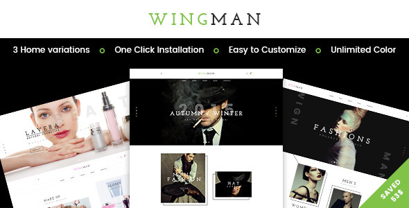 WINGMAN Preview Wordpress Theme - Rating, Reviews, Preview, Demo & Download