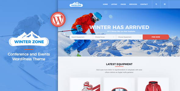 WinterZone Preview Wordpress Theme - Rating, Reviews, Preview, Demo & Download