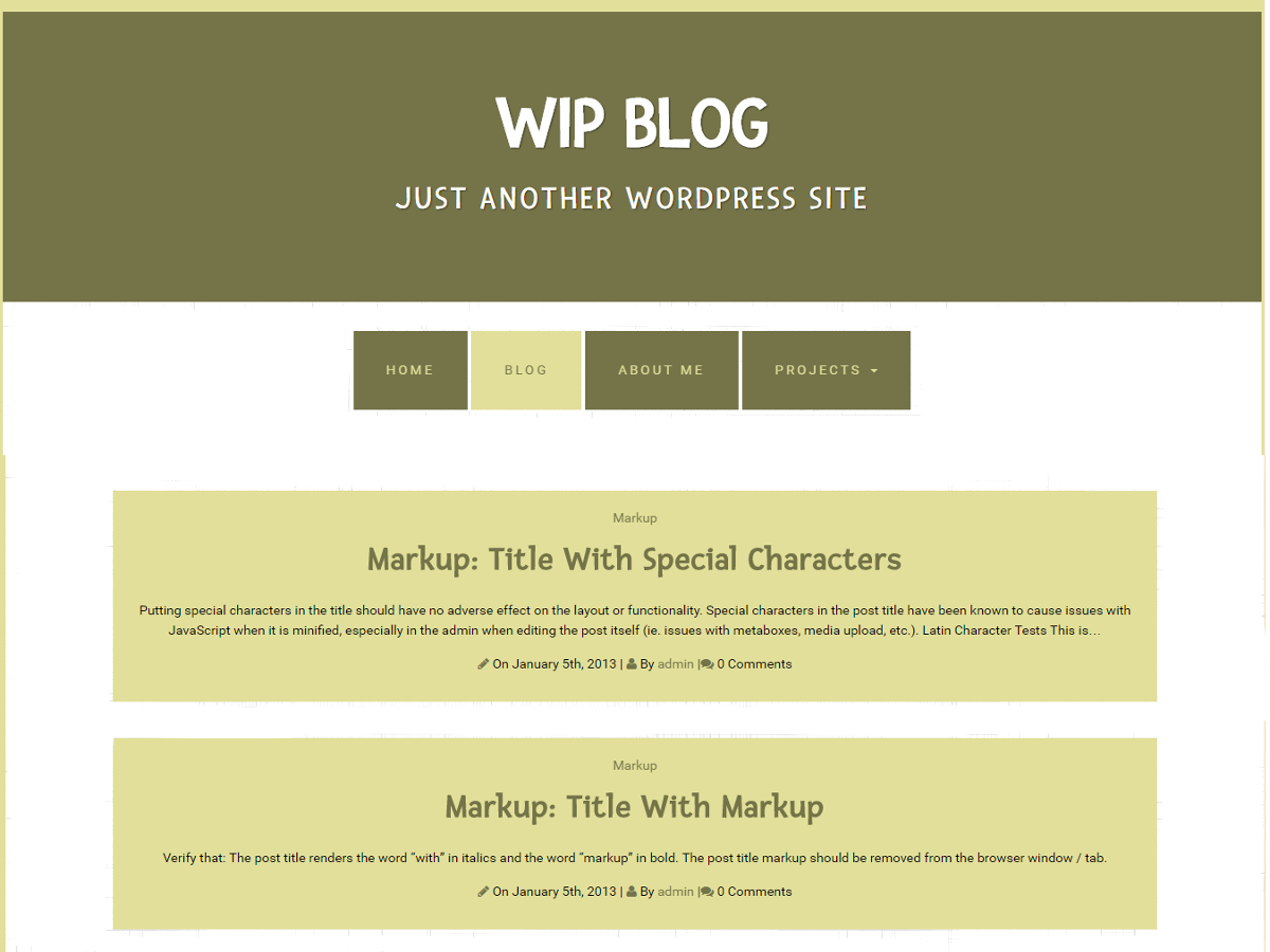 Wip Blog Preview Wordpress Theme - Rating, Reviews, Preview, Demo & Download