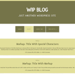 Wip Blog