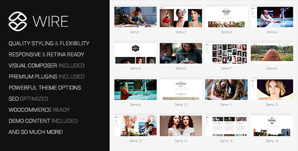 Wire Preview Wordpress Theme - Rating, Reviews, Preview, Demo & Download