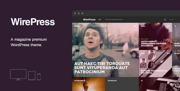 WirePress Preview Wordpress Theme - Rating, Reviews, Preview, Demo & Download