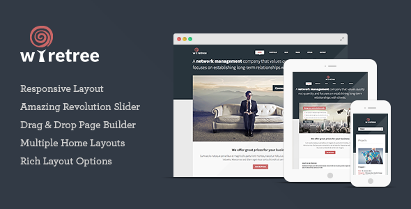 Wiretree Preview Wordpress Theme - Rating, Reviews, Preview, Demo & Download