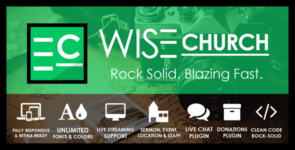 Wise Church Preview Wordpress Theme - Rating, Reviews, Preview, Demo & Download