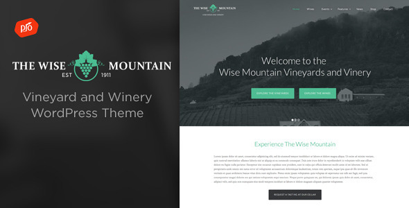 Wise Mountain Preview Wordpress Theme - Rating, Reviews, Preview, Demo & Download