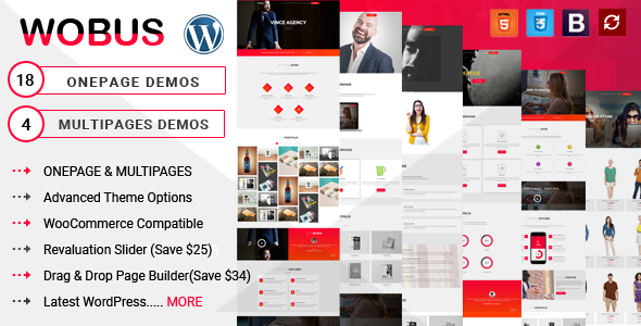Wobus Preview Wordpress Theme - Rating, Reviews, Preview, Demo & Download