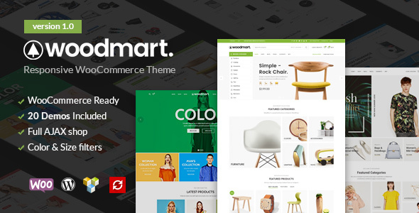 WoodMart Preview Wordpress Theme - Rating, Reviews, Preview, Demo & Download