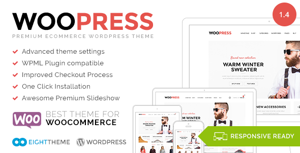 WooPress Preview Wordpress Theme - Rating, Reviews, Preview, Demo & Download