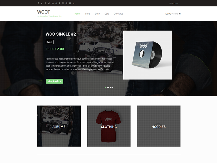 WOOT Preview Wordpress Theme - Rating, Reviews, Preview, Demo & Download