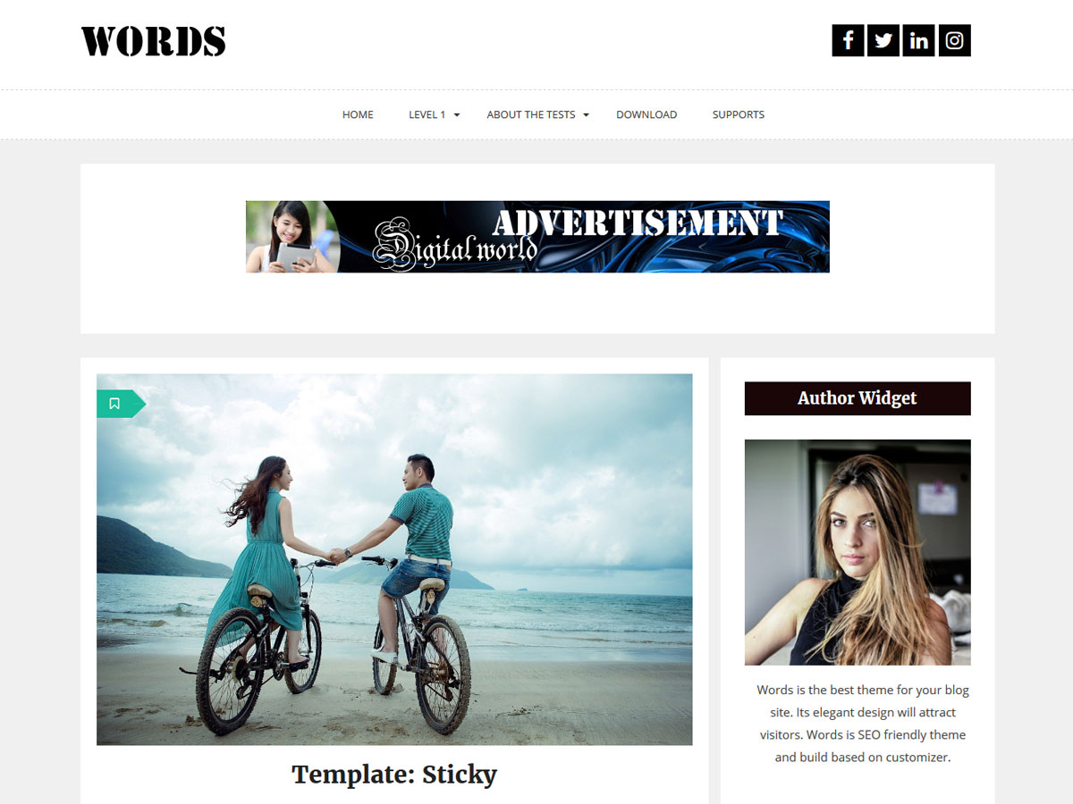 Words Preview Wordpress Theme - Rating, Reviews, Preview, Demo & Download