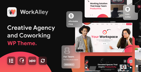 WorkAlley Preview Wordpress Theme - Rating, Reviews, Preview, Demo & Download