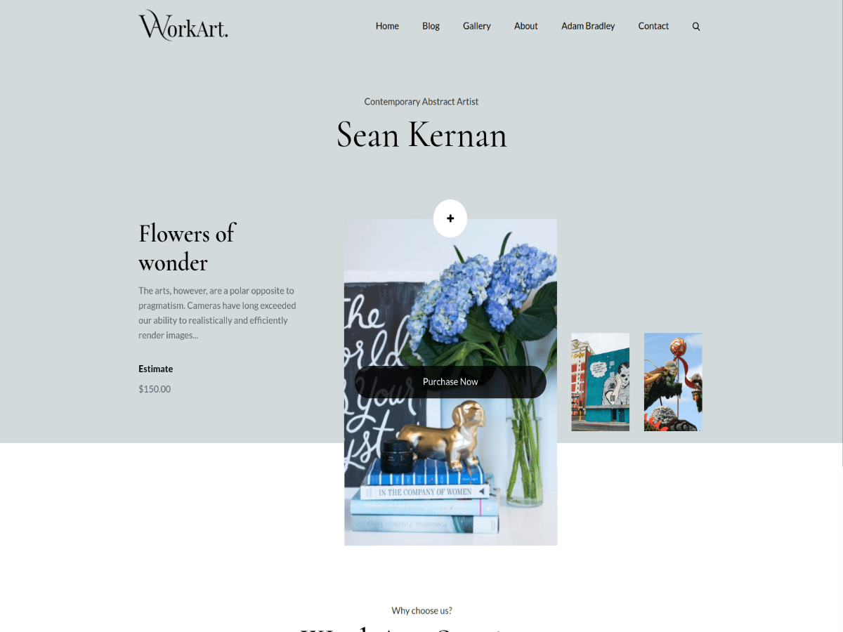 Workart Preview Wordpress Theme - Rating, Reviews, Preview, Demo & Download