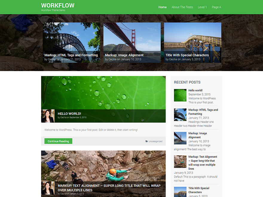 Workflow Preview Wordpress Theme - Rating, Reviews, Preview, Demo & Download