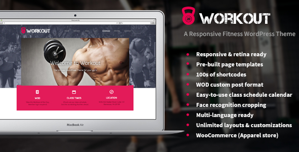 Workout Preview Wordpress Theme - Rating, Reviews, Preview, Demo & Download