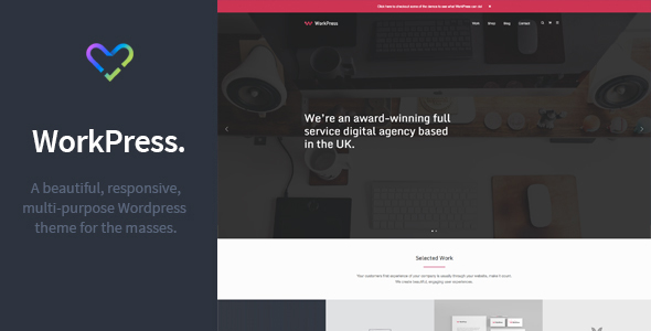 WorkPress Preview Wordpress Theme - Rating, Reviews, Preview, Demo & Download