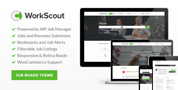 WorkScout Preview Wordpress Theme - Rating, Reviews, Preview, Demo & Download