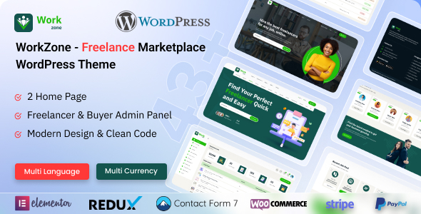 WorkZone Preview Wordpress Theme - Rating, Reviews, Preview, Demo & Download