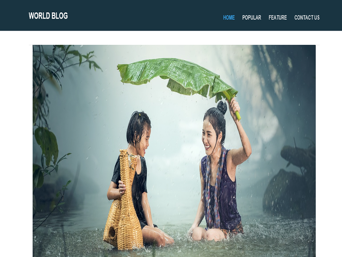 World Blog Preview Wordpress Theme - Rating, Reviews, Preview, Demo & Download