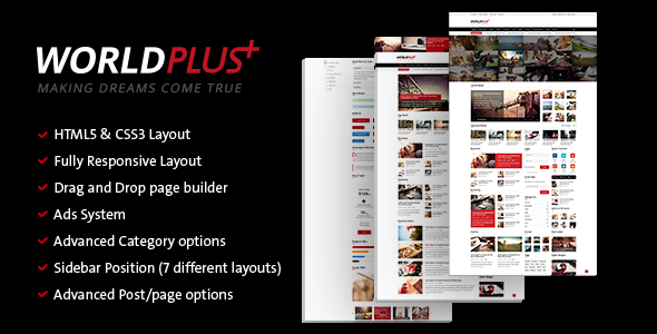 WorldPlus Preview Wordpress Theme - Rating, Reviews, Preview, Demo & Download