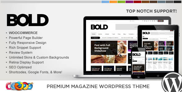 WP Bold Preview Wordpress Theme - Rating, Reviews, Preview, Demo & Download