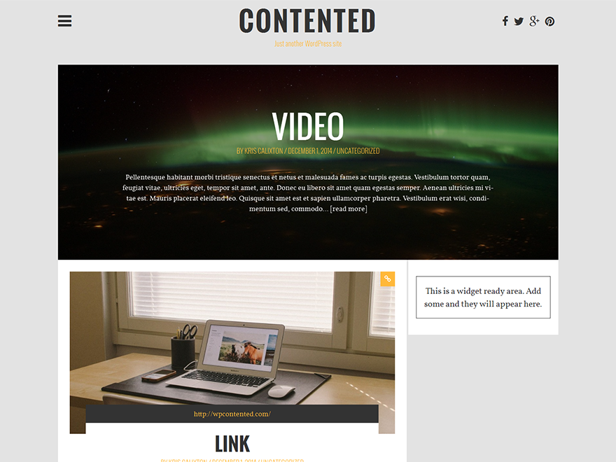 Wp Contented Preview Wordpress Theme - Rating, Reviews, Preview, Demo & Download