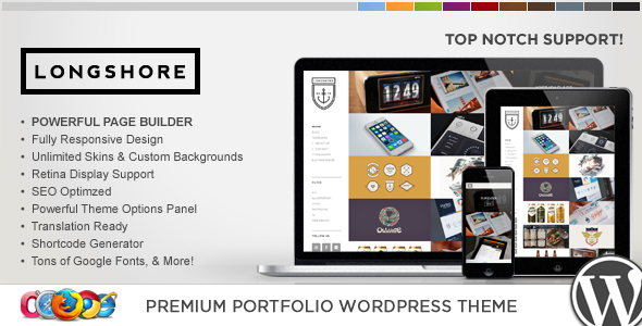 WP Longshore Preview Wordpress Theme - Rating, Reviews, Preview, Demo & Download