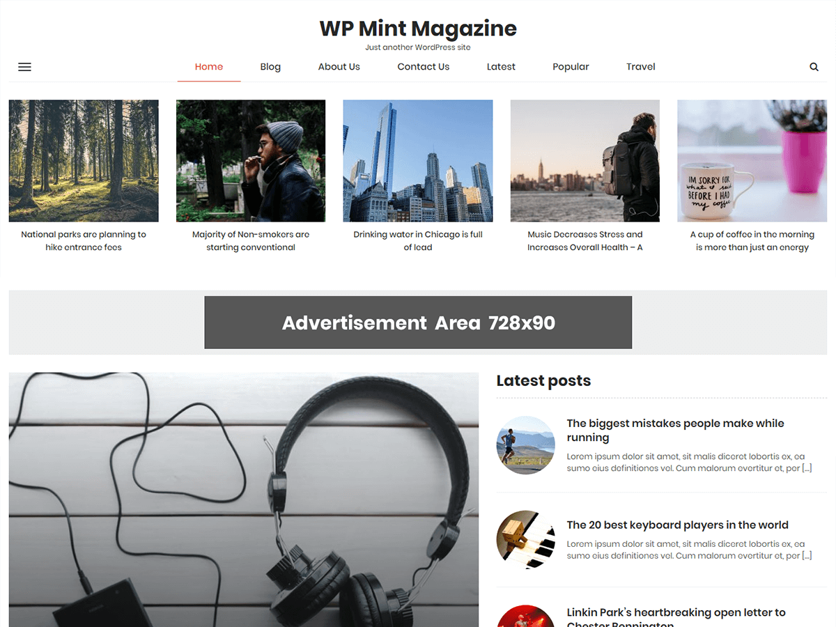 WP Mint Preview Wordpress Theme - Rating, Reviews, Preview, Demo & Download