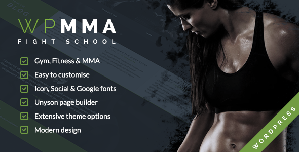 WP MMA Preview Wordpress Theme - Rating, Reviews, Preview, Demo & Download