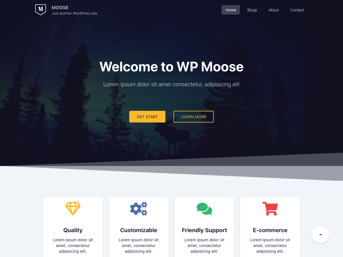 WP Moose Preview Wordpress Theme - Rating, Reviews, Preview, Demo & Download