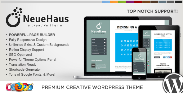 WP Neuehaus Preview Wordpress Theme - Rating, Reviews, Preview, Demo & Download