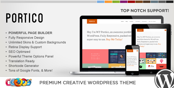 WP Portico Preview Wordpress Theme - Rating, Reviews, Preview, Demo & Download