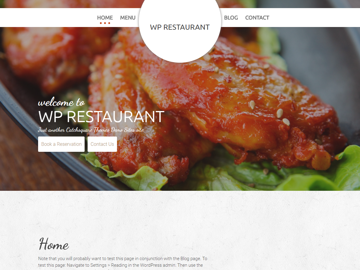WP Restaurant Preview Wordpress Theme - Rating, Reviews, Preview, Demo & Download